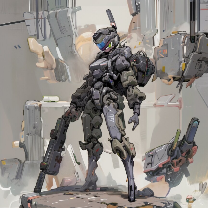 Girl and Robot945