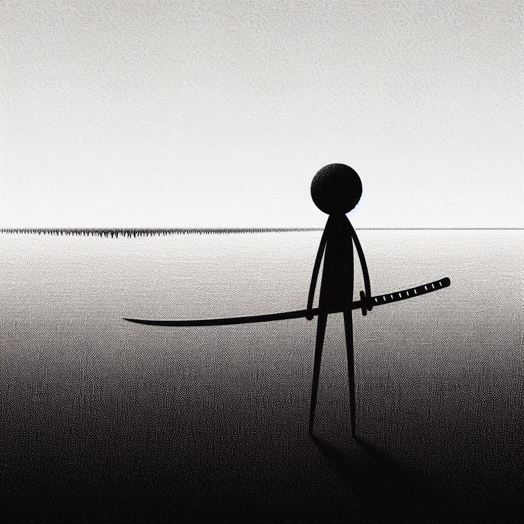 古代の軍隊１００万vs棒人間(日本刀らしきもの）