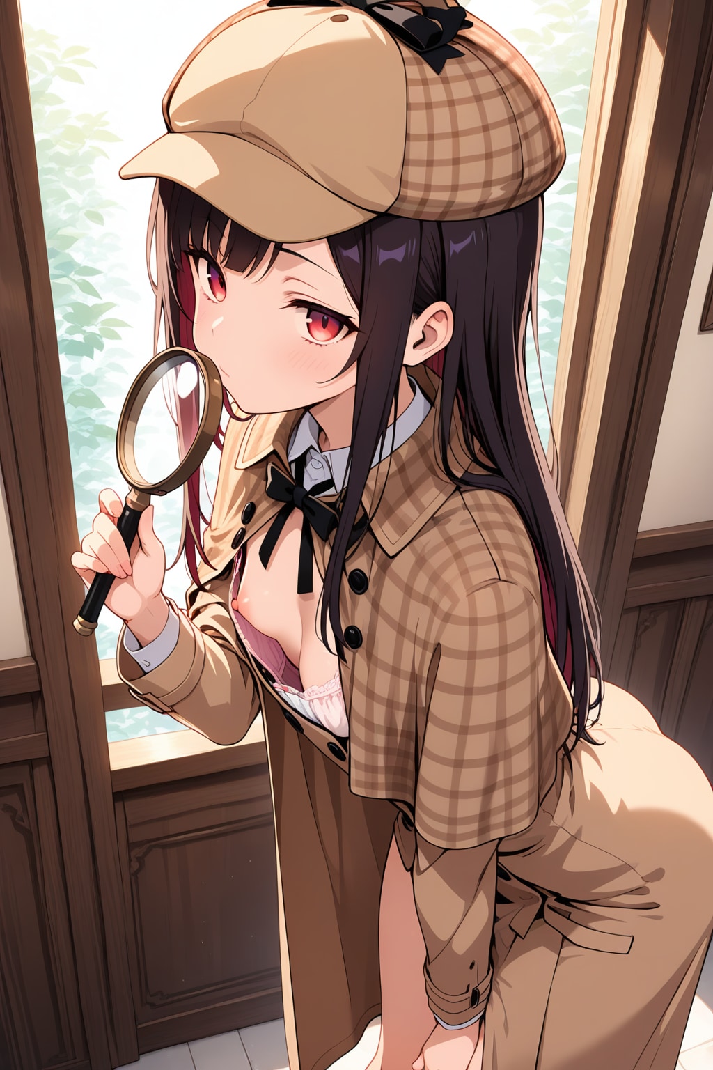 胸チラ探偵