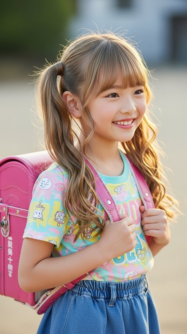 低年齢好きのお兄ちゃんへ004《縦巻きツインテール》 | の人気AIイラスト・グラビア