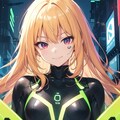 サイバーパンクの女の子 I 2枚目