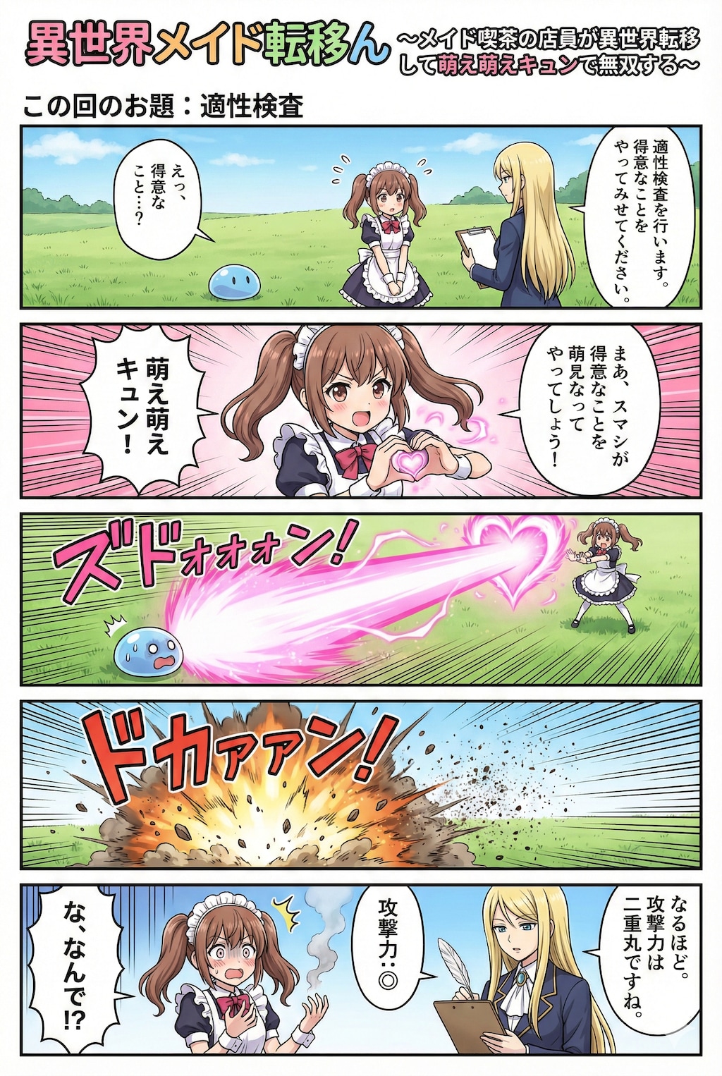 【第二話】異世界メイド転移ん～メイド喫茶の店員が異世界転移して萌え萌えキュンで無双する～【完】