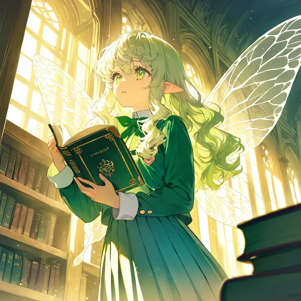図書館にて | の人気AIイラスト・グラビア