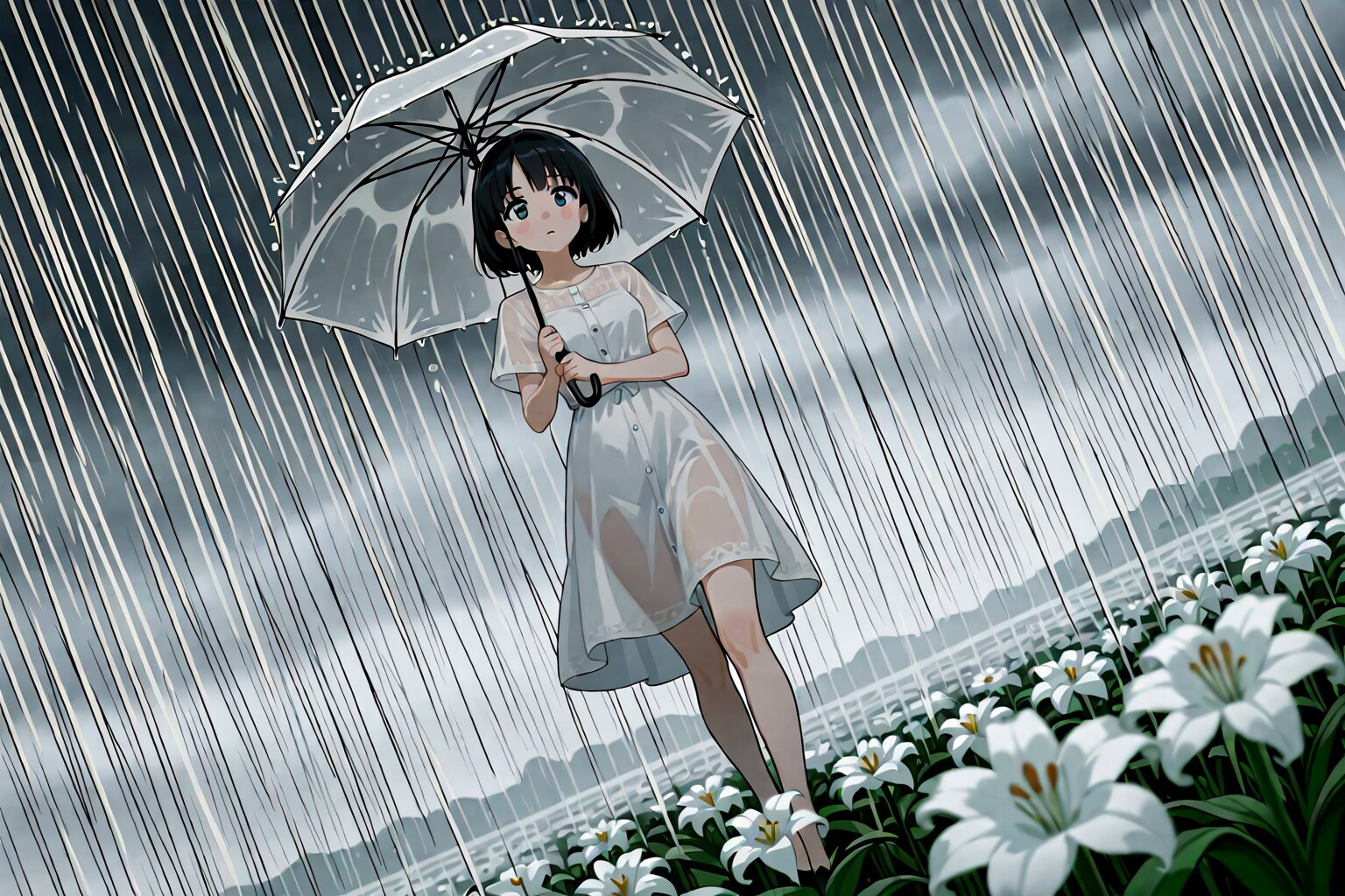 LILYと傘