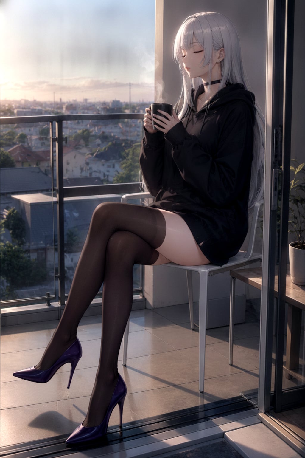 静かな深呼吸