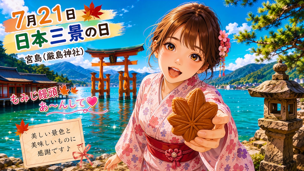 今日の１枚(7月21日)日本三景の日
