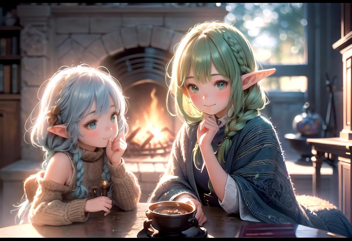 暖炉 | の人気AIイラスト・グラビア