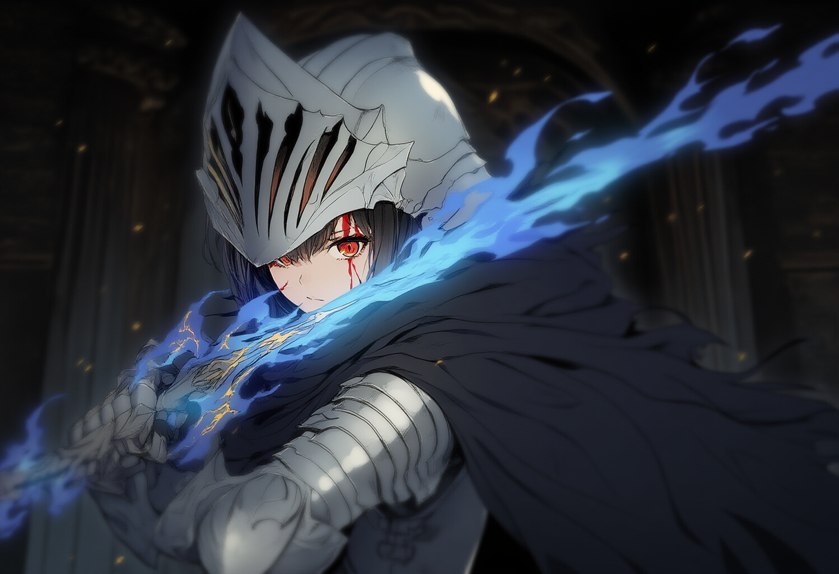 死を刻む蒼炎 | の人気AIイラスト・グラビア