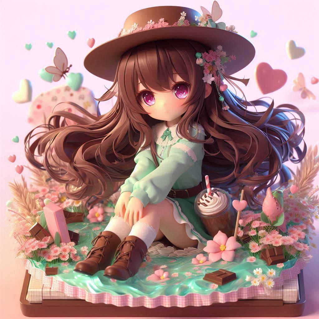 チョコとミント | の人気AIイラスト・グラビア