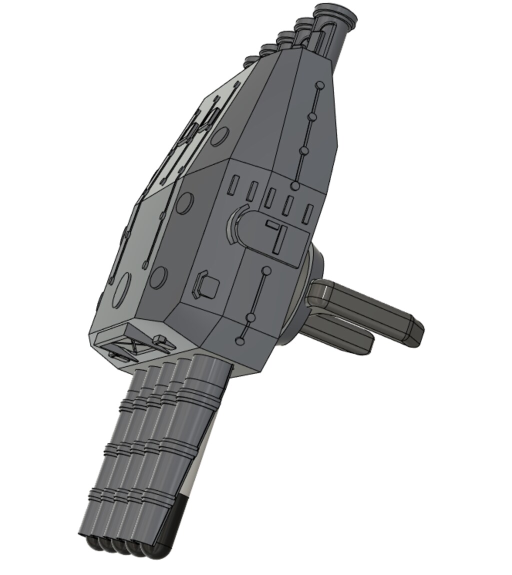 島風さんと5連装魚雷発射管。