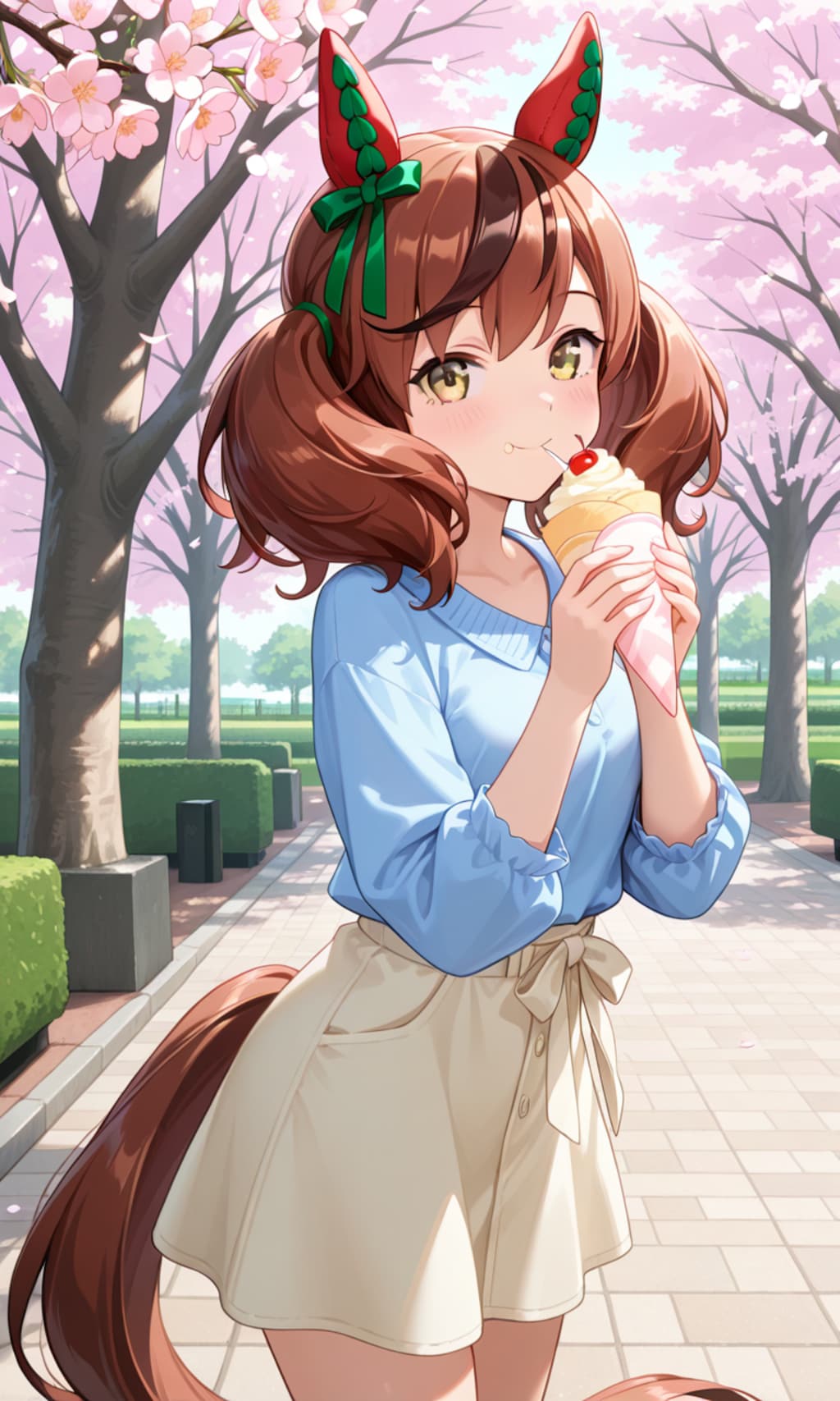 花より団子なネイチャさん