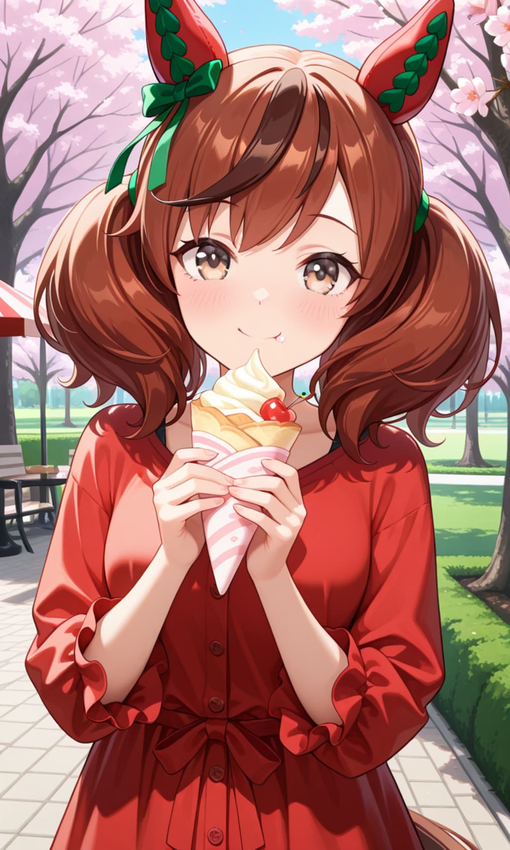 花より団子なネイチャさん