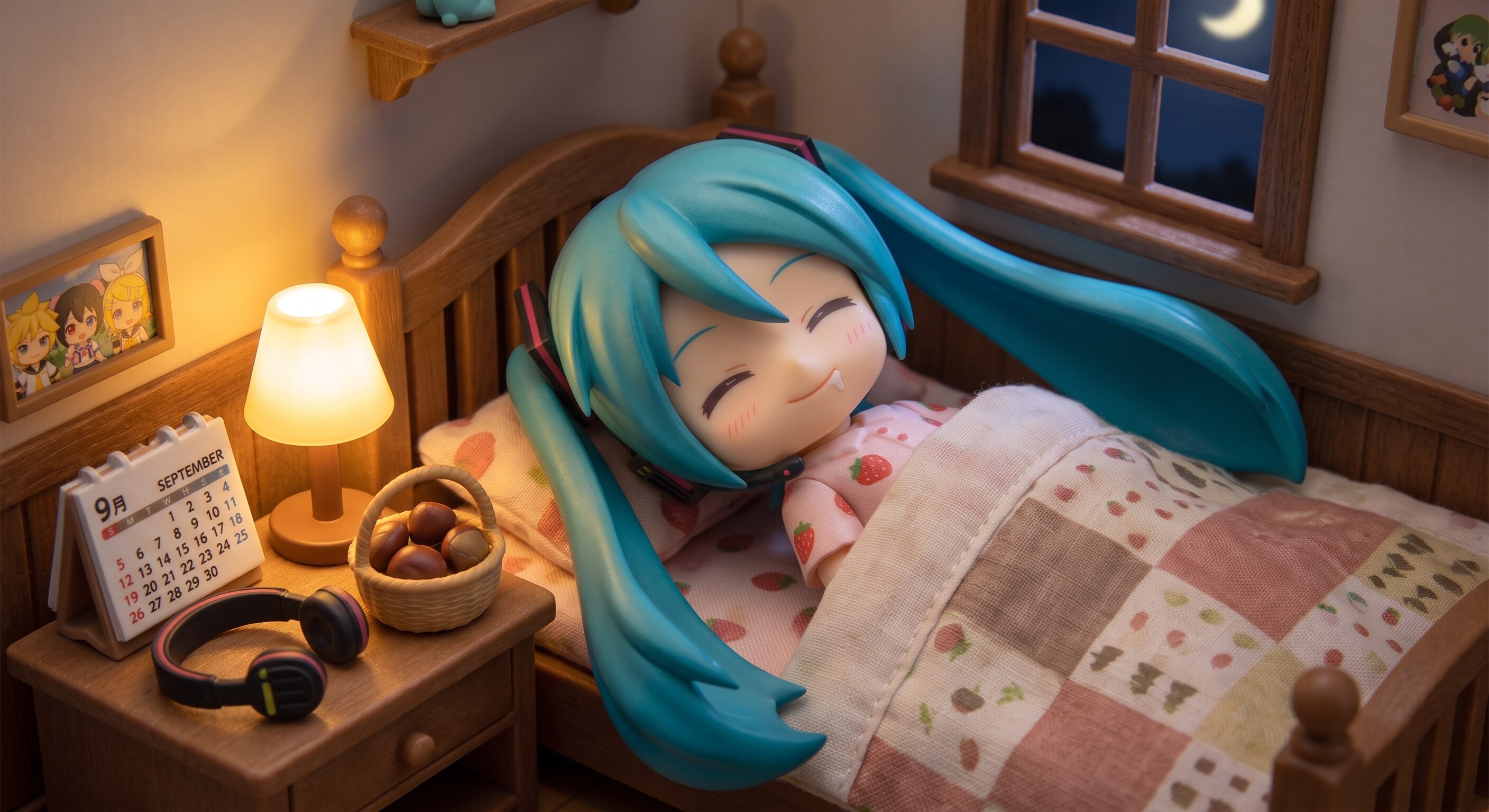 夢の世界にミクちゃん💤 | の人気AIイラスト・グラビア