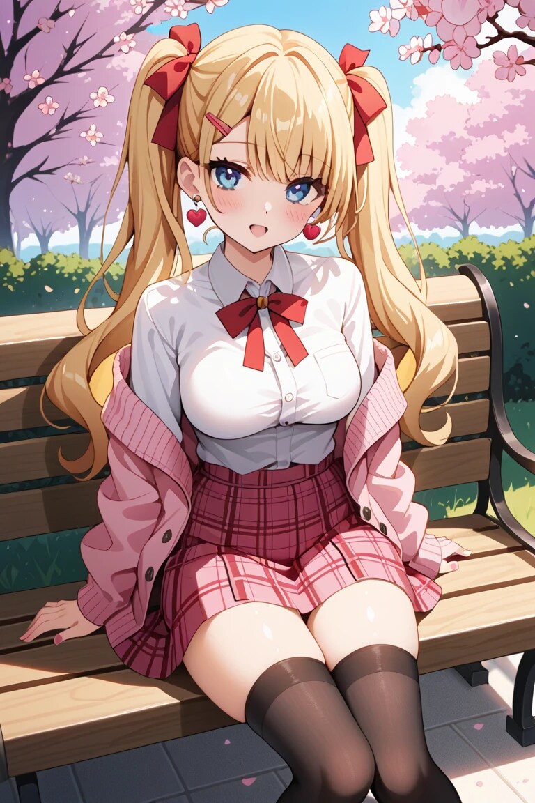 二人だけの、お花見タイム