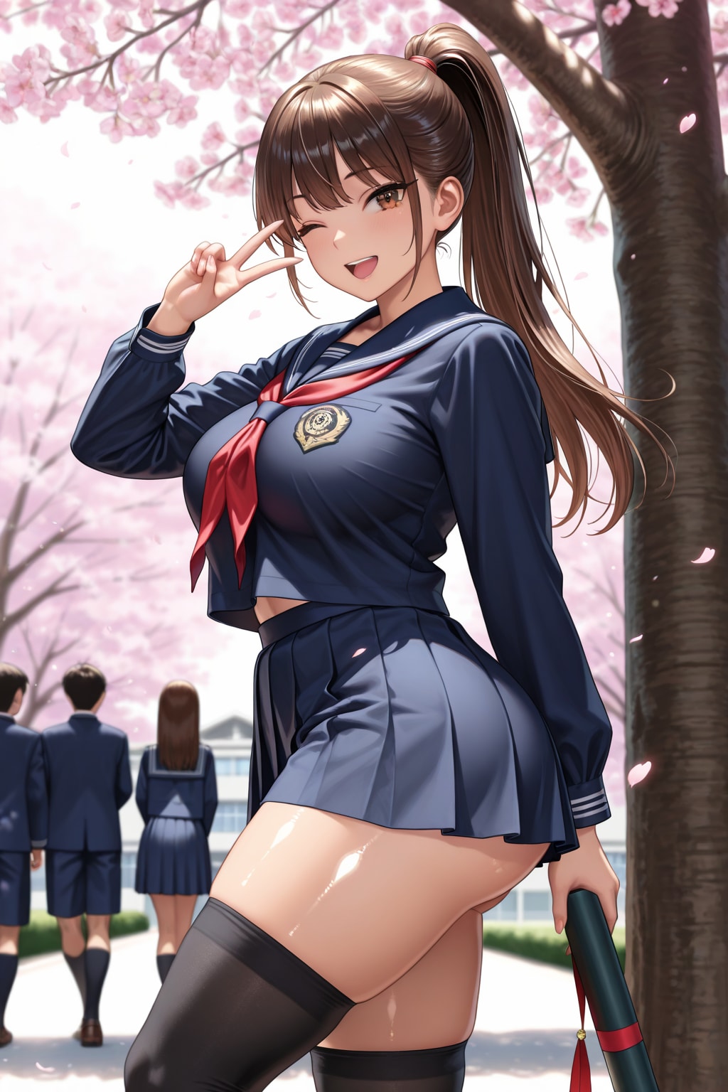 卒業式の莉菜