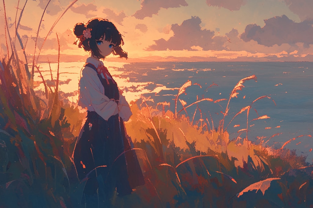 夕暮れのおだんごちゃん🍡✨186