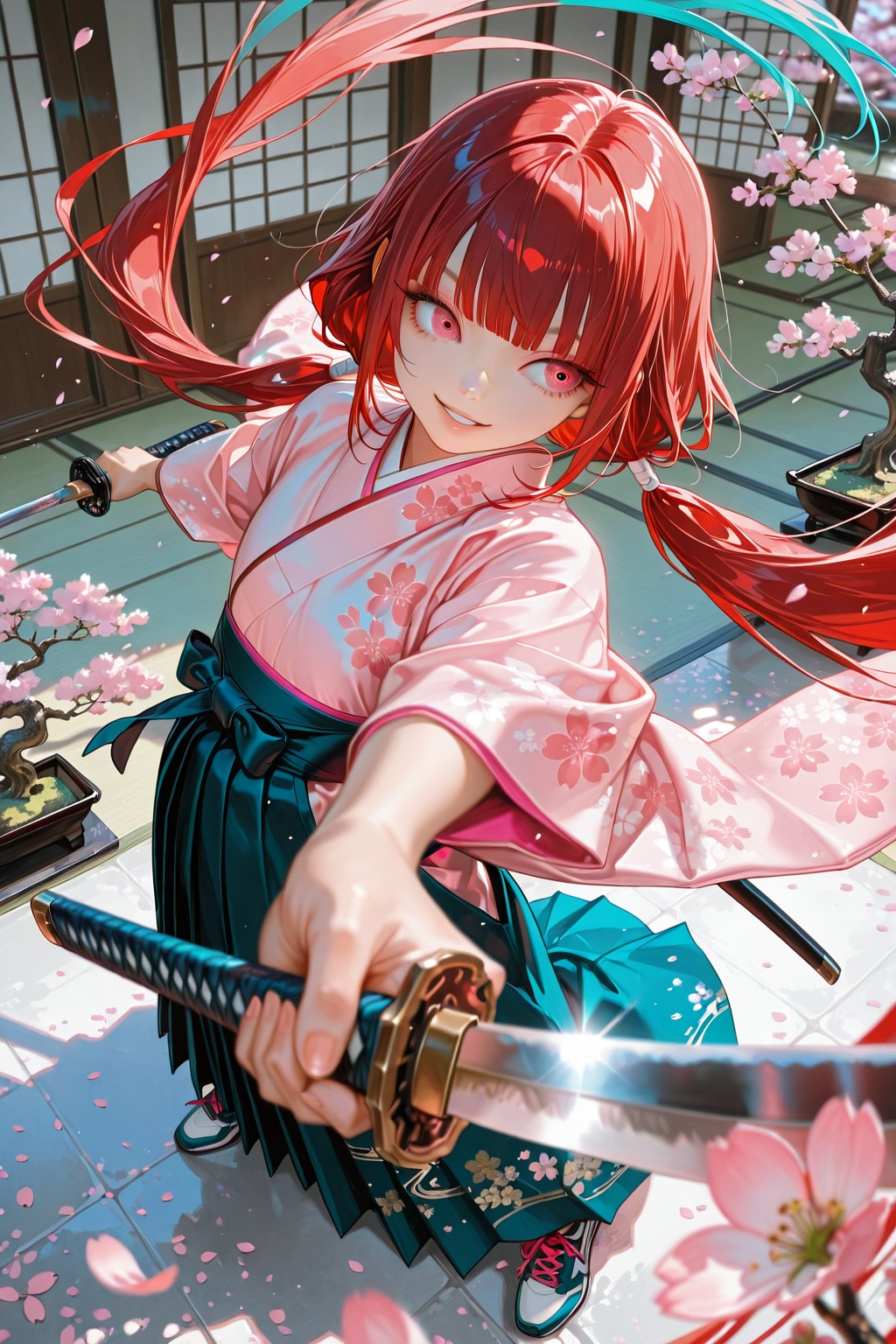 斬る⚔️ スニーカー少女剣士 | の人気AIイラスト・グラビア