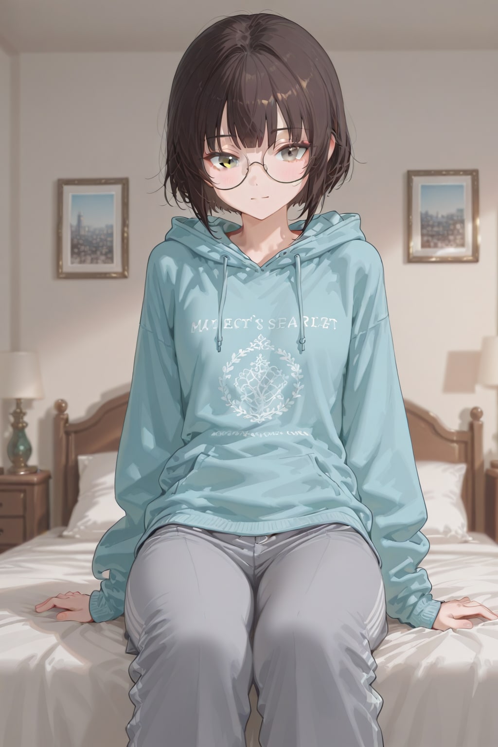 部屋の地味子 | の人気AIイラスト・グラビア