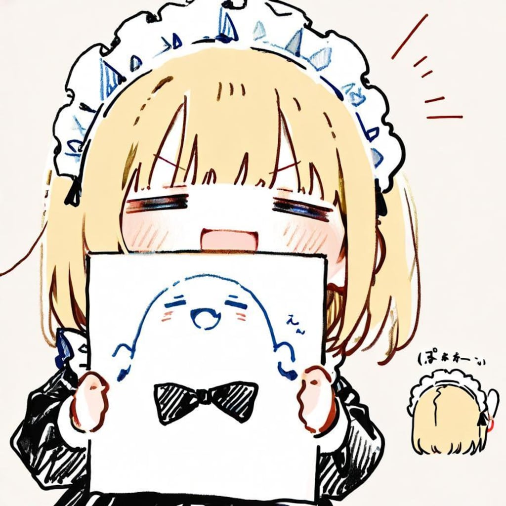 ゆるゆるとメイドちゃん＆お化けさんを召喚する📱( >ω<)👻