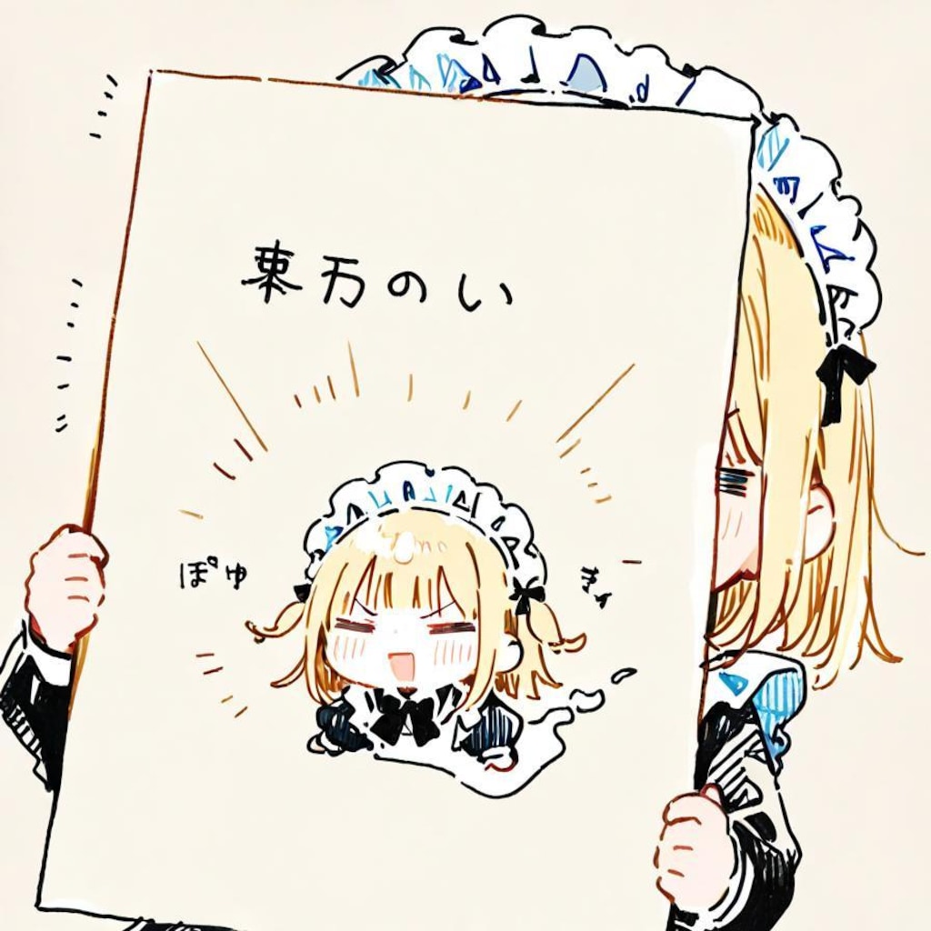 ゆるゆるとメイドちゃん＆お化けさんを召喚する📱( >ω<)👻