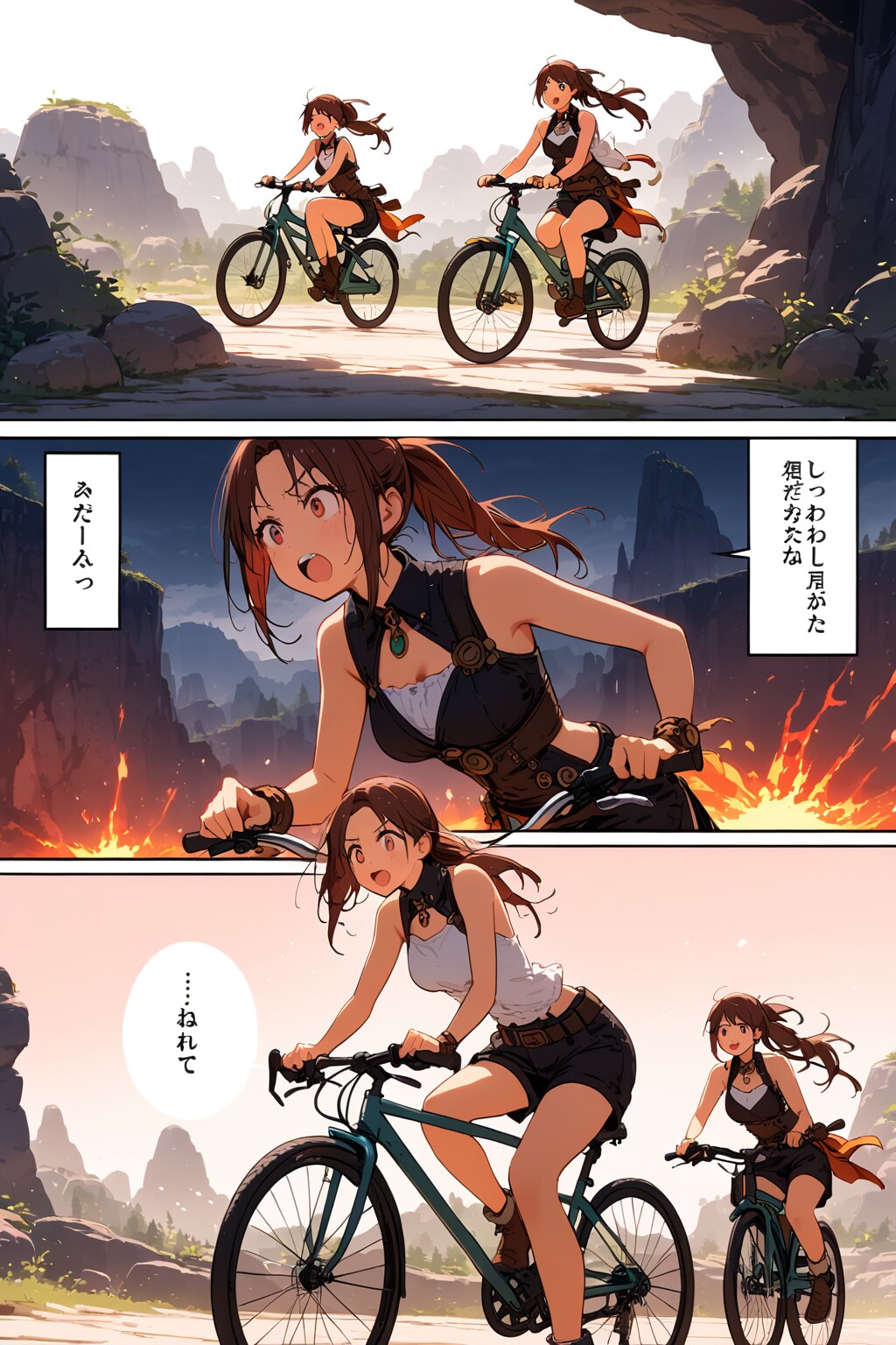 ザユバン島の溶岩洞窟 探索