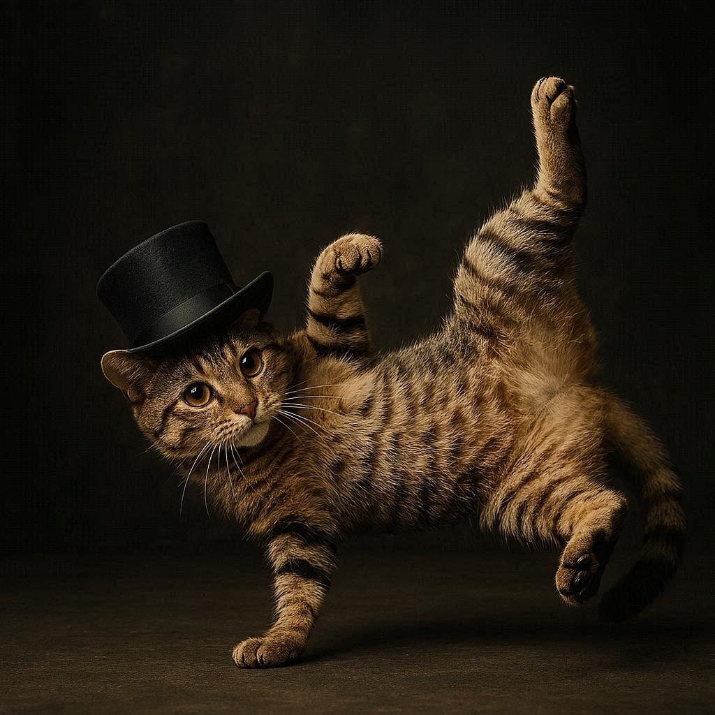 coolに踊る猫