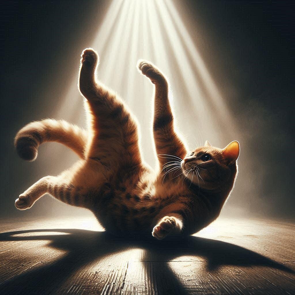 coolに踊る猫