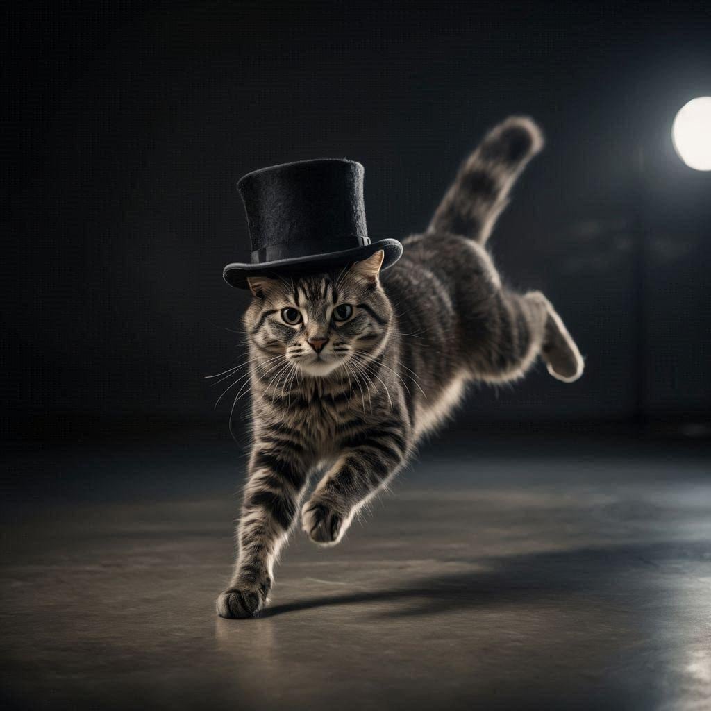 coolに踊る猫