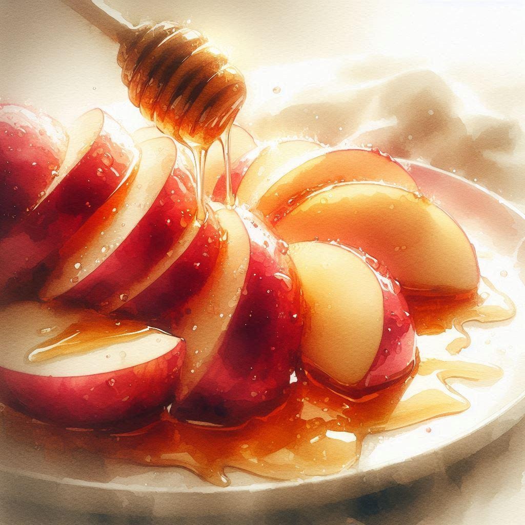 りんごとはちみつ