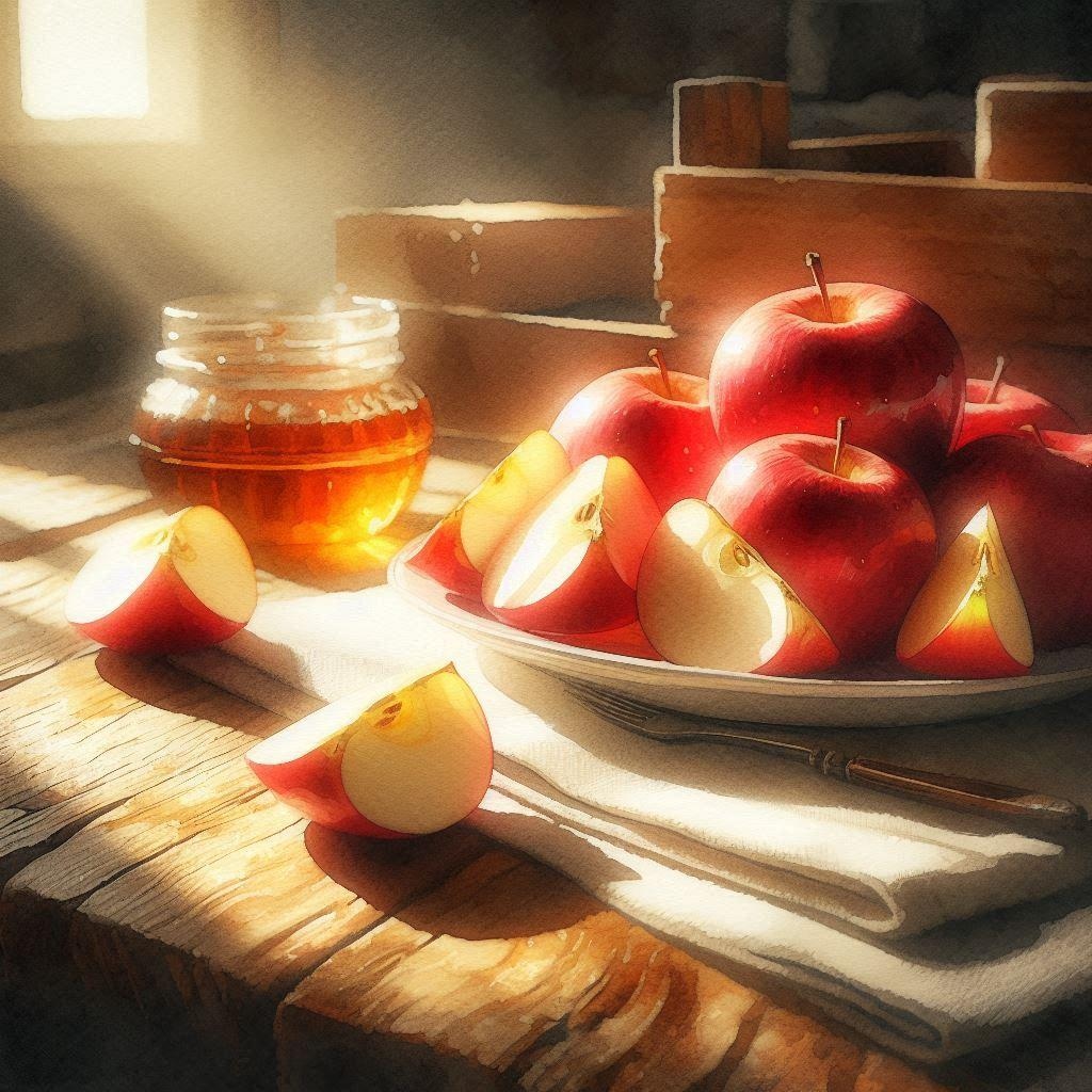 りんごとはちみつ