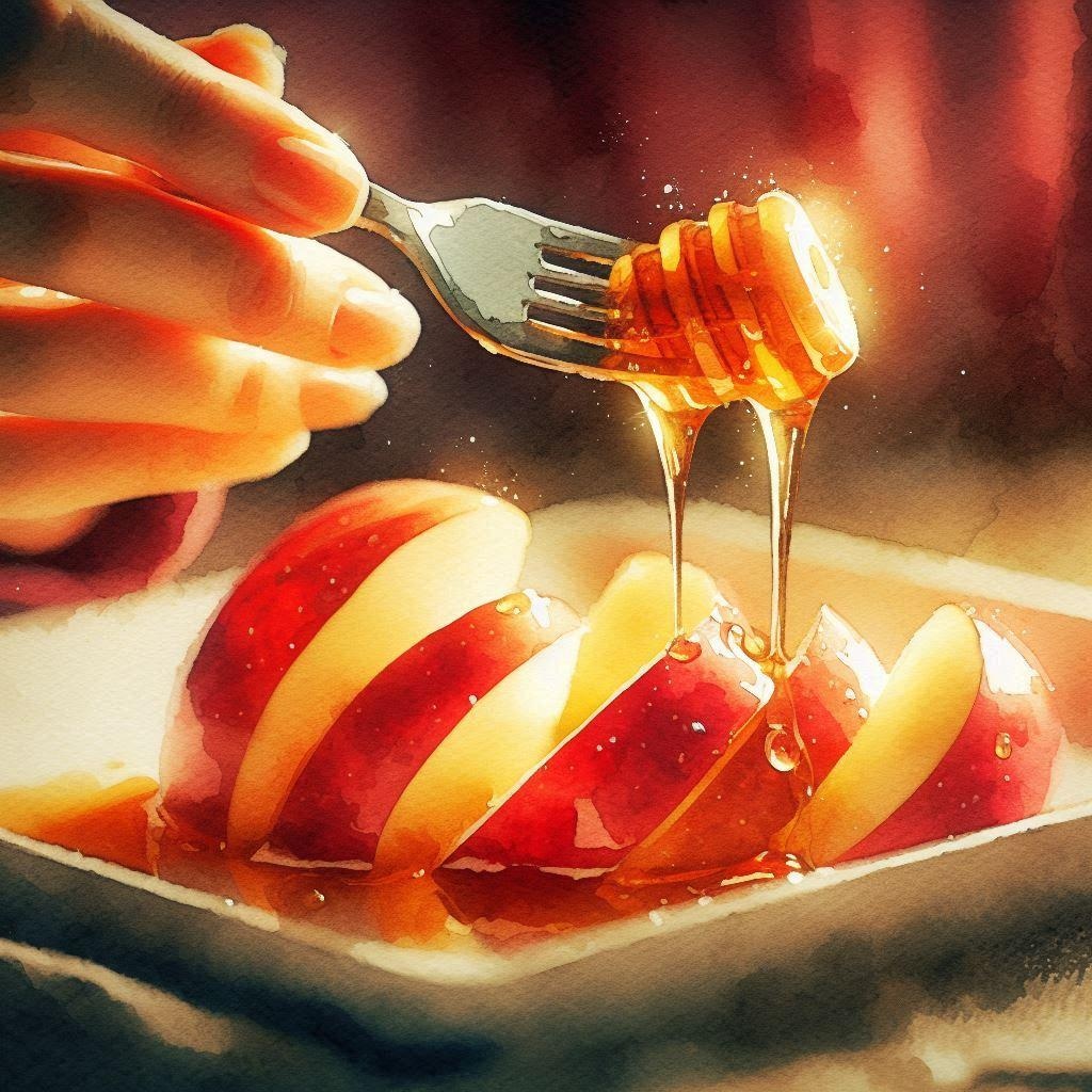 りんごとはちみつ