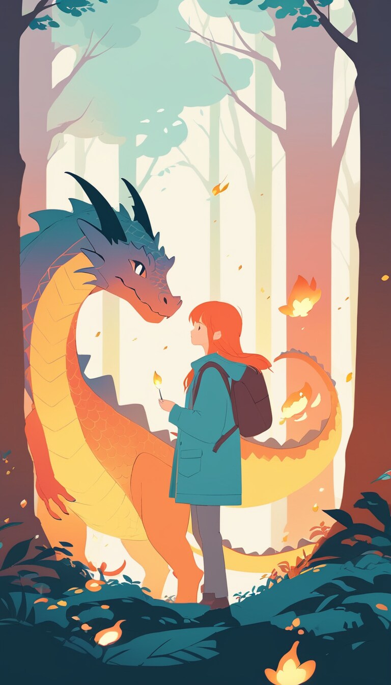 少女とドラゴン | の人気AIイラスト・グラビア