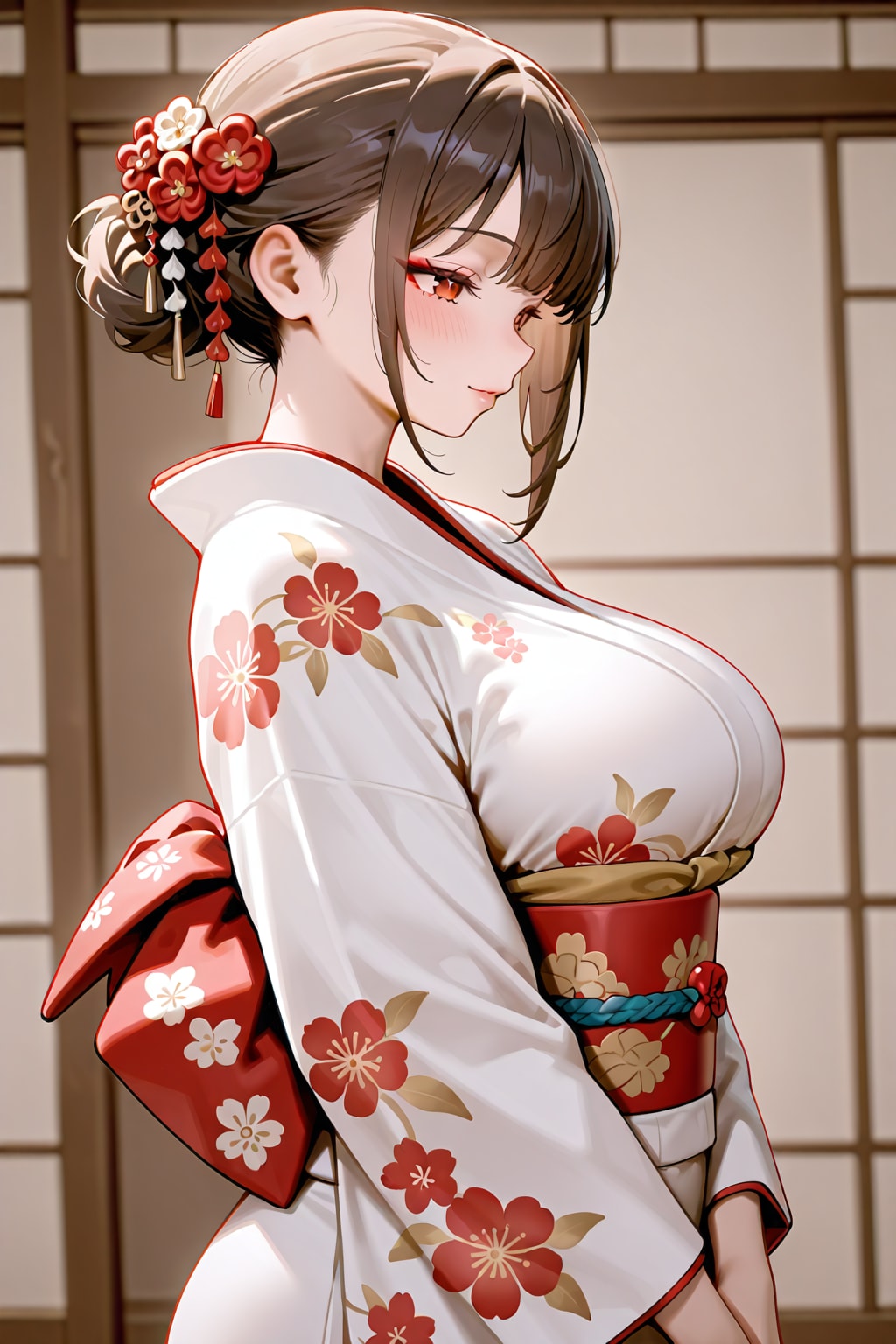 着物の女性