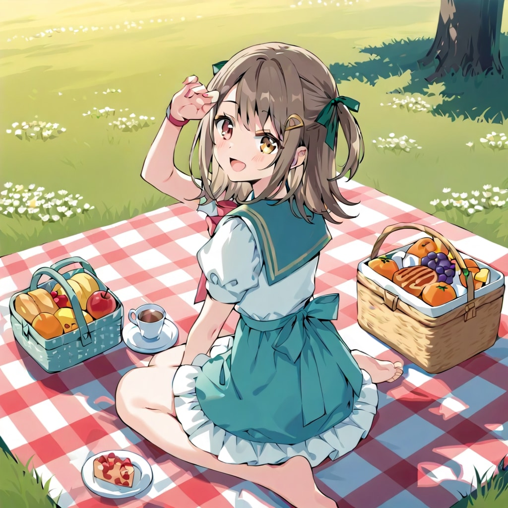 ピクニック | の人気AIイラスト・グラビア