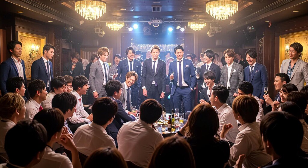 ホストの男祭り