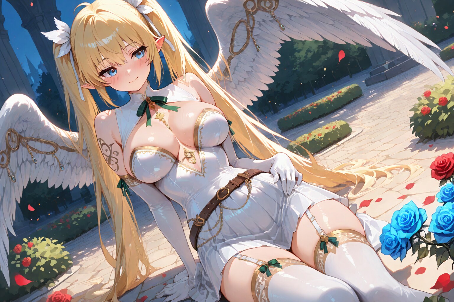 金髪ツインテールのエルフ族天使　その２