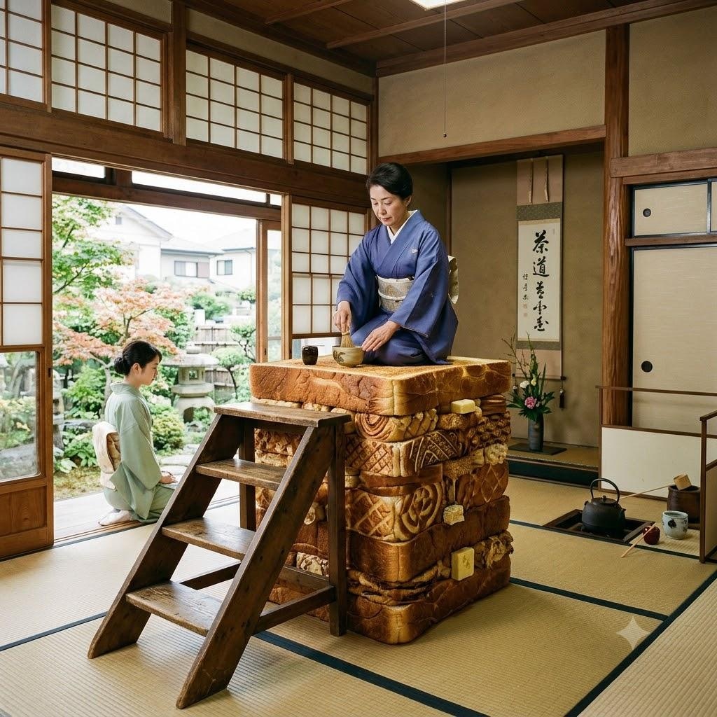 トースト茶道