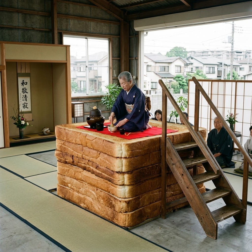 トースト茶道