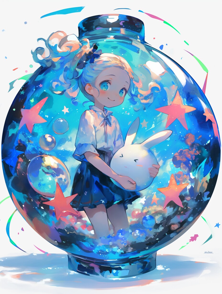 「瓶詰の少女」蒼64
