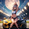 満月の夜のレースクイーン250430 2枚目