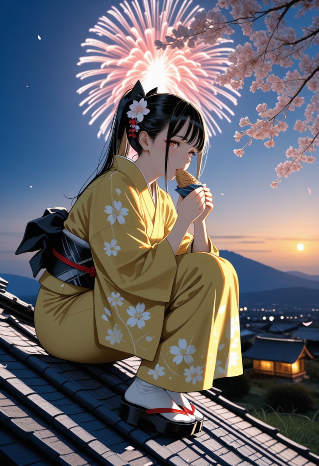 鯛焼き食べる？