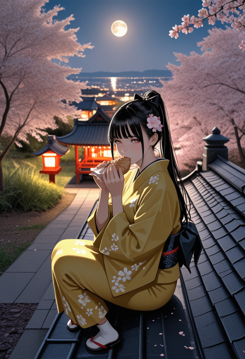 鯛焼き食べる？