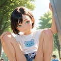 黒髪つりめちゃん お子様パンティ 5枚目