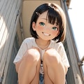黒髪つりめちゃん お子様パンティ 3枚目