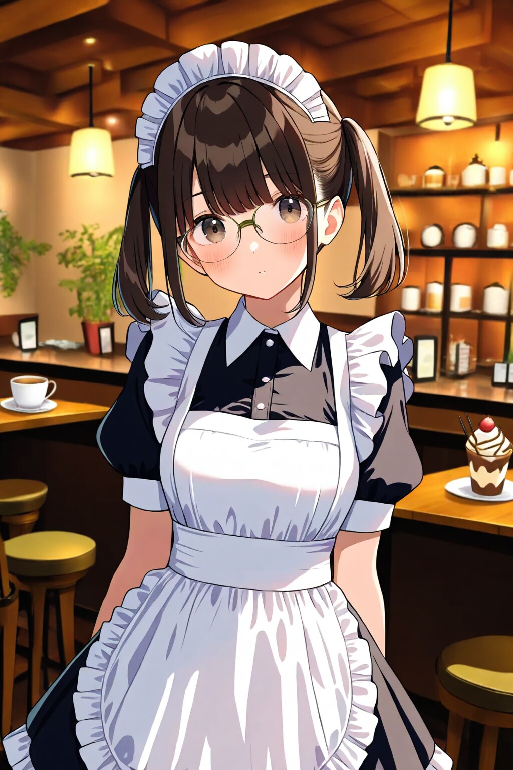 いつもの茶店のメイドちゃん