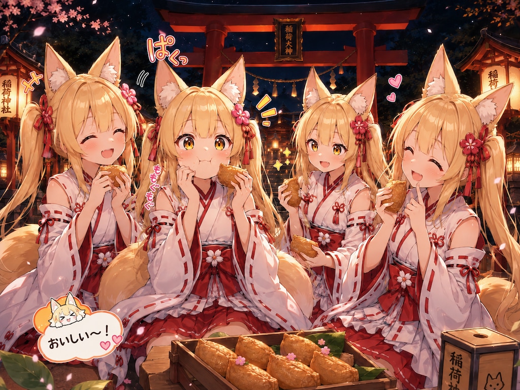 狐巫女達の日常