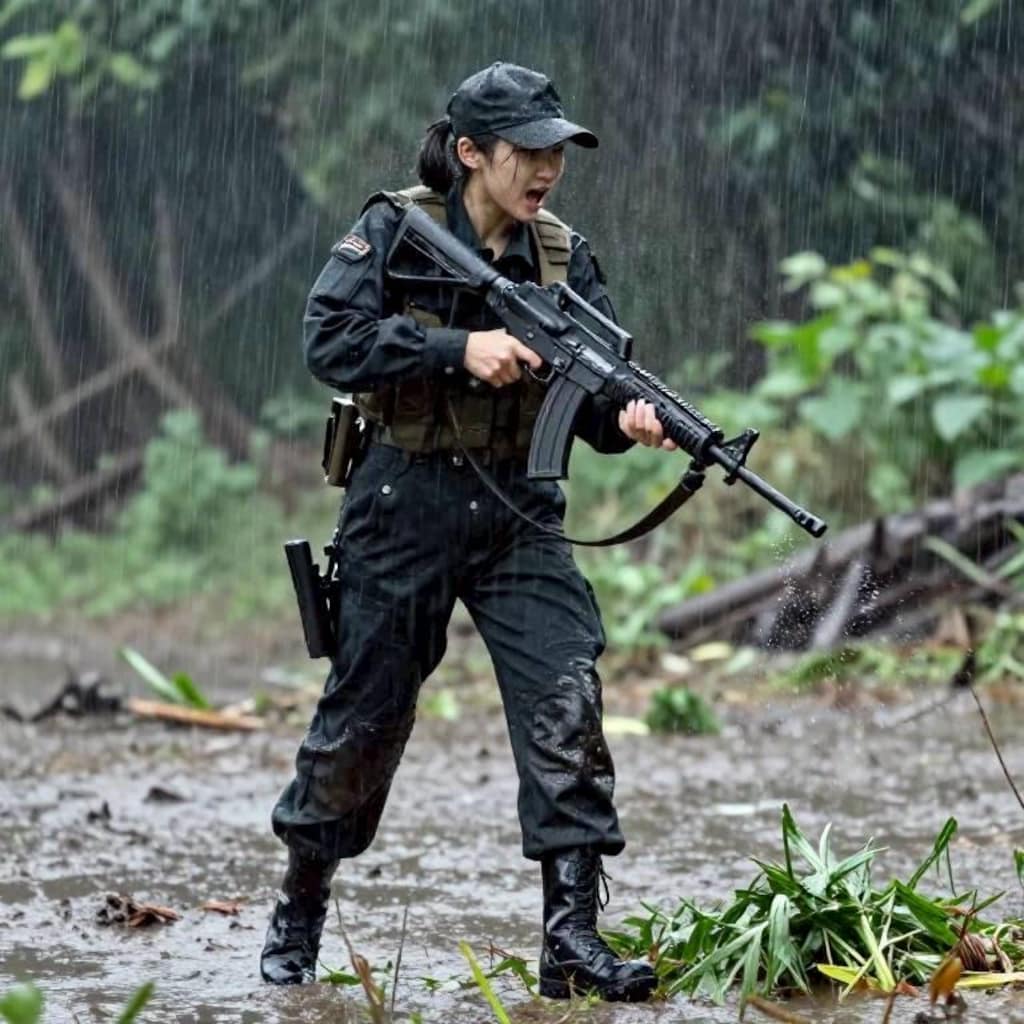 大雨が降っています