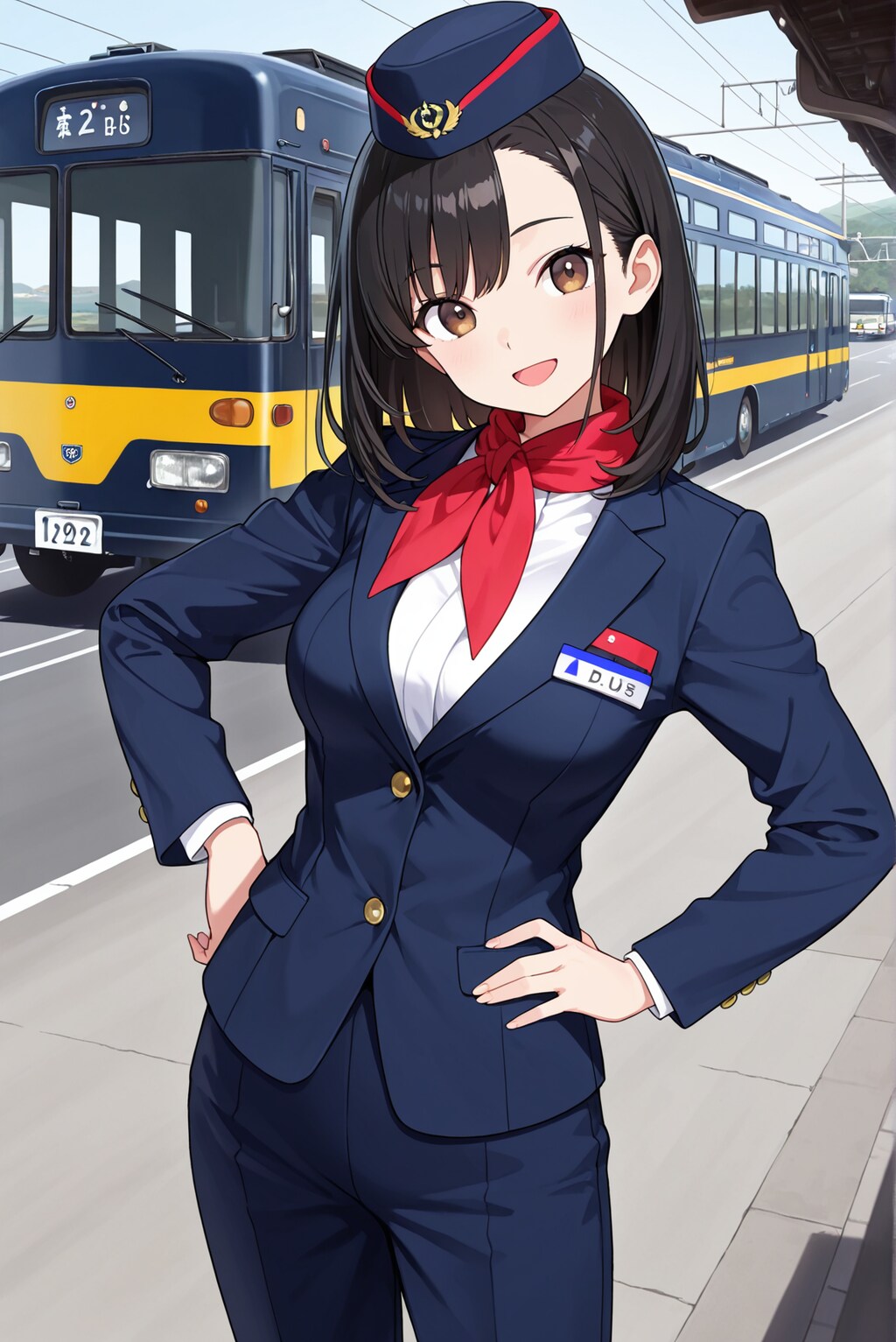 バスガイドさん