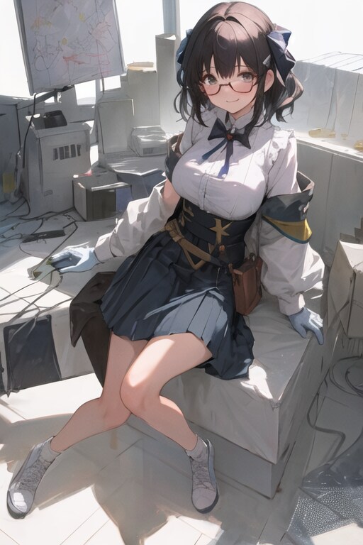 今日の眼鏡さん | の人気AIイラスト・グラビア