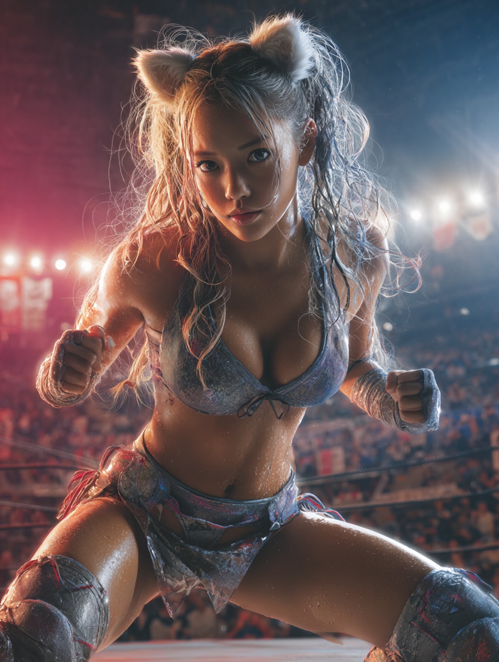 ケモ耳のプロレスラー